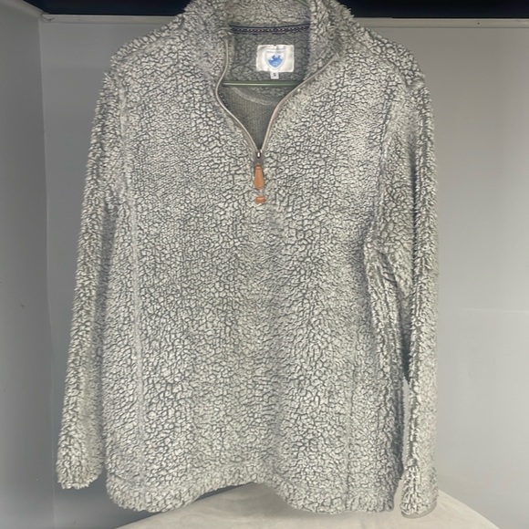 Nordic Fleece women’s small gray pull over sweater. - Picture 7 of 7